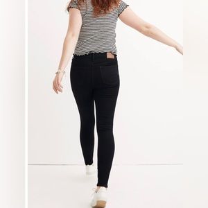 Madewell roadtripper black high rise skinny jeans size 27